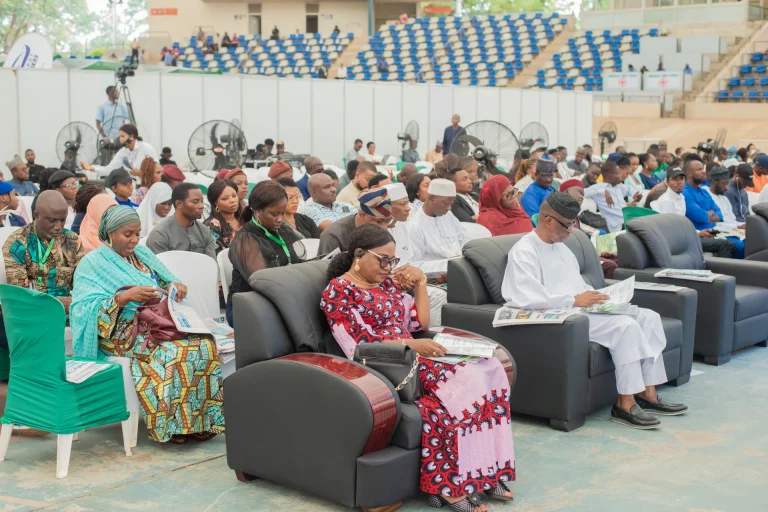 Audience members seated inside the Abuja Investment Summit and Expo venue