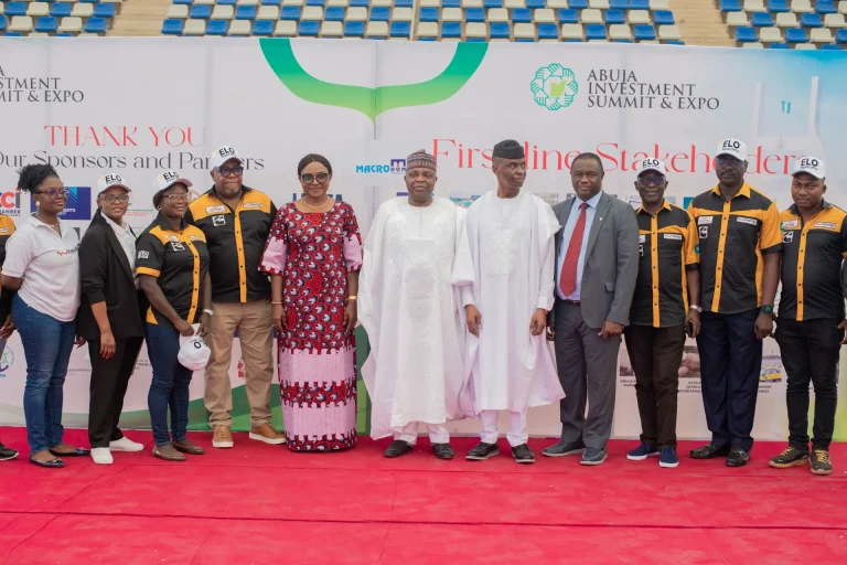 Event participants posing for a group photograph